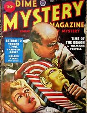Dime Mystery Magazine Pulp Oct 1949 Vol. 39 #1 GD picture