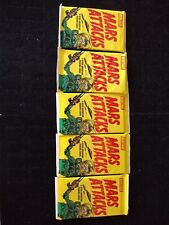 TOPPS HERITAGE MARS ATTACKS CARDS - 5 NEW SEALED PACKS - 2012  picture