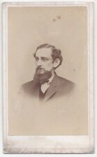 ANTIQUE CDV C. 1870s ELROD BROS HANDSOME BEARDED MAN IN SUIT LOUISVILLE KENTUCKY picture