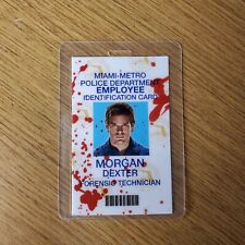 Dexter ID Badge-Forensics Examiner Morgan Dexter Bloody  costume cosplay  picture