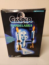Vtg Casper Candelabra 1996 Trendmasters Ghost Halloween w/ Box Bulbs instruction picture