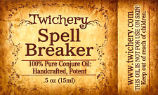 SPELL BREAKER OIL: Break Hexes, Curses, Aggressive Spells, Pagan, FROM TWICHERY picture