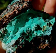 fine mineral and crystal Specimen Malachite With Fluorite picture