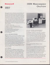 Honeywell Series 60 Level 6 OEM Minicomputer Overview sales folder 1979 picture