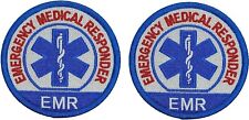 EMR Emergency Medical Responder EMT EMS Medic PATCH  | 2PC HOOK BACKING  3