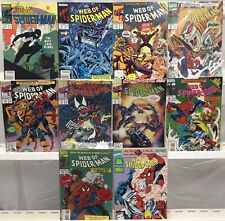 Marvel Comics - Web of Spider-Man 1st Series - Comic Book Lot of 10 Issues picture
