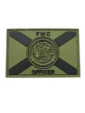 Florida Fish & Wildlife Conservation Commission PVC Hook & Loop Patch FWC Green picture