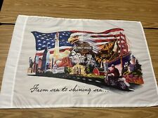 Harley Davidson From Sea To Shining Sea 24X35 Motorcycle Flag  picture