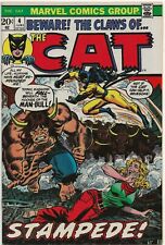 THE CAT  VOL. 1, #4, JUNE 1973 MARVEL/LINDA FITE/JIM STARLIN & ALAN WEISS / VF picture