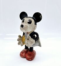 1930s Walt Disney Mickey Mouse with French Horn Ceramic Figurine Made in Japan  picture