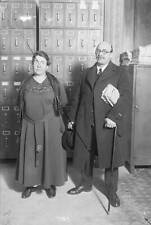 New York Emma Goldman Alexander Berkman anarchists after surre- 1918 Old Photo picture