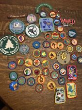 Lot Of 50 Plus Girl Scout Badges Awards  Patches Misc Patches Three Rare Cookie picture