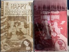 Happy Horror Days Archie Christmas Homage WOOD COVER Variant 2/5 & Red Foil 3/5 picture