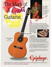 1995 Epiphone CHET ATKINS CEC Classical Electric-Acoustic Guitar Vintage Ad picture