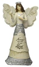 Elements Nurse Angel Figurine by Pavilion, 6-Inch, Holding Dove, Inscription  picture