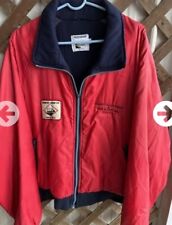 Vintage Farmers Grain Co. Seeds Jacket XXL Red Farm Farmer King Coat Indiana  picture