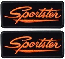 Sportster Embroidered Motorcycle Biker Chopper Patch | 2PC IRON ON SEW 4