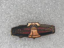 THE SESQUI CENTENNIAL 1776-1926 PHILADELPHIA LIBERTY BELL METAL & Cloisonne Clip picture
