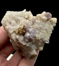Fluorite & Purple Fluorapatite Crystals : Sauberg Mine.. Saxony, Germany 🇩🇪 picture