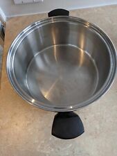 Vintage Lifetime 5.5 Qt 5 Ply T304 Stainless Steel Stock Pot without Lid picture