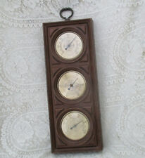 Vintage USA Springfield Weather Station Thermometer Barometer Humidity Meter picture