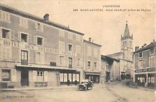 CPA 63 SAINT ANTHEME HOTEL CHARLET AND RUE DE L'EGLISE  picture