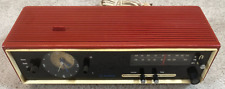 Vintage Radio Westinghouse Model RLF4220A Red and white AM/FM 1960's t563 picture
