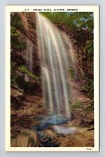 Clayton GA-Georgia, Scenic Views Stecoa Falls, Antique Vintage Postcard picture