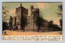 Buffalo NY-New York, 74th Regiment Armory, Exterior, Vintage Postcard picture