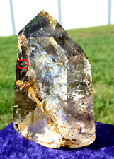 DREAM STONE Crystal Point a Smoky Citrine Quartz Water Enhydro Elestial For Sale picture