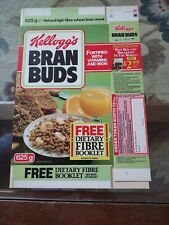  Vintage 1980's?  U.K. Kellogg's Bran Buds  Empty Cereal Box~Unused UNCIRCULATED picture