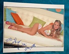 2005 MICHELLE BAENA PLAYBOY MODEL SHOOT 8X10 SIGNED PHOTO PICK #1-2-3 picture