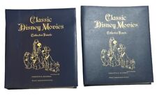 Classic Disney Movies Collector Panels Postal Society Stamp Book Set Vol 1 & 2 picture
