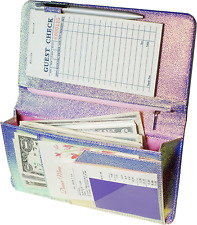 Server Book with Zipper Pocket, 5 X 9 Waitress Book, Magnetic Closure Pocket picture