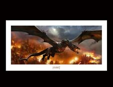 SMAUG OVER LAKE-TOWN art print poster lord of the rings weta amazon hobbit picture