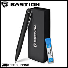 BASTION MECHANICAL PENCIL 0.7MM Black Aluminum Body Bolt Action Drafting Drawing picture