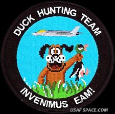 USAF 461st FLIGHT TEST SQ - DUCK HUNTING TEAM - Edwards AFB - ORIGINAL VEL PATCH picture