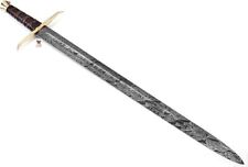 Beautiful Viking Medieval Sword Damacus Blade With Sheath picture