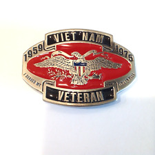 NOS Vietnam Veteran Belt Buckle - I Served My Time in Hell picture