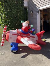 Animated 8ft Long Airplane Christmas Inflatable picture