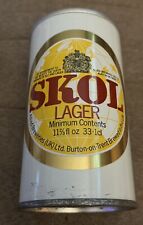 SKOL LAGER 11 2/3 Fl Oz 33.1 Cl Straight Steel Beer Can Allied Breweries Uk picture
