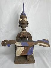 Yoruba Wood Opon Igede Ifa Offering Bowl Divination Fertility Nigeria Africa 18” picture
