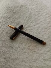  Vintage Collectors Black Color With Gold Plated Trim Ink Pen picture