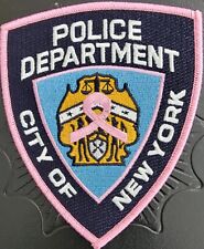 NYPD Vintage Official New York City Police Department Police cancer awareness  picture