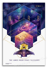 James Webb Space Telescope - NASA Travel Style Poster - 16x24 picture