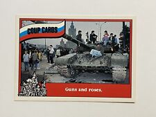 1991 UNBEATABLES RUSSIA SOVIET UNION COUP CARD #5 Guns And Roses picture