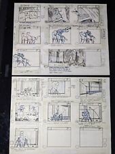THE LONE RANGER ANIMATION CELS ART FILMATION  ART STORYBOARDS 80s Western TV II0 picture