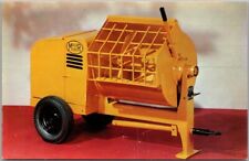 1960s Construction Equipment POSTCARD Muller 4 Cubic Foot Plaster & Mortar Mixer picture