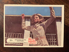 1976 Dunruss Bionic Woman Card # 24 Jamie leaps.... (VG/EX) picture