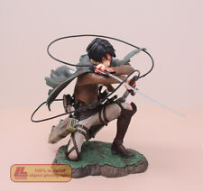 Anime Attack On Titan Captain Levi Ackerman Battle action Figure Statue Toy Gift picture